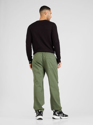 Calvin Klein Jeans Voľný strih Nohavice - Zelená