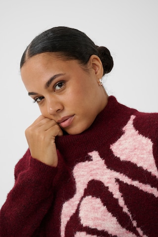 Pull-over KAFFE CURVE en rouge
