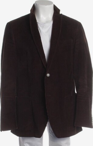 RENÉ LEZARD Suit Jacket in M-L in Brown: front