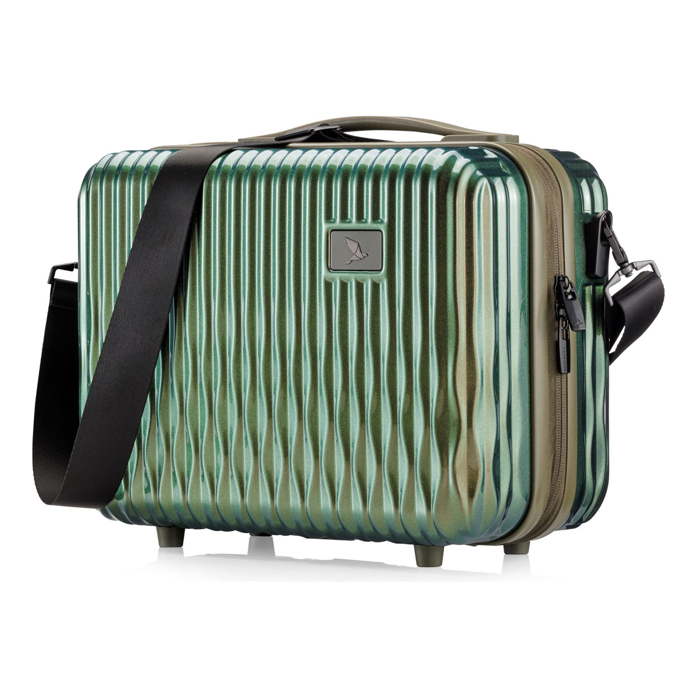 Nécessaire 'Flow' di Pack Easy in verde: frontale