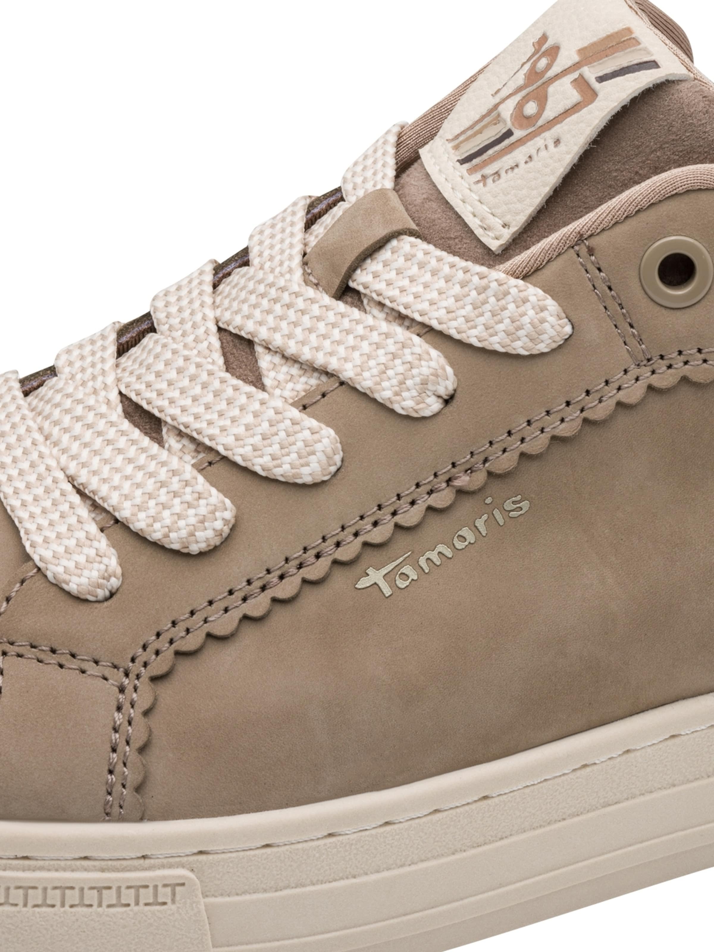 Tamaris Sneakersy niskie w kolorze beżowy