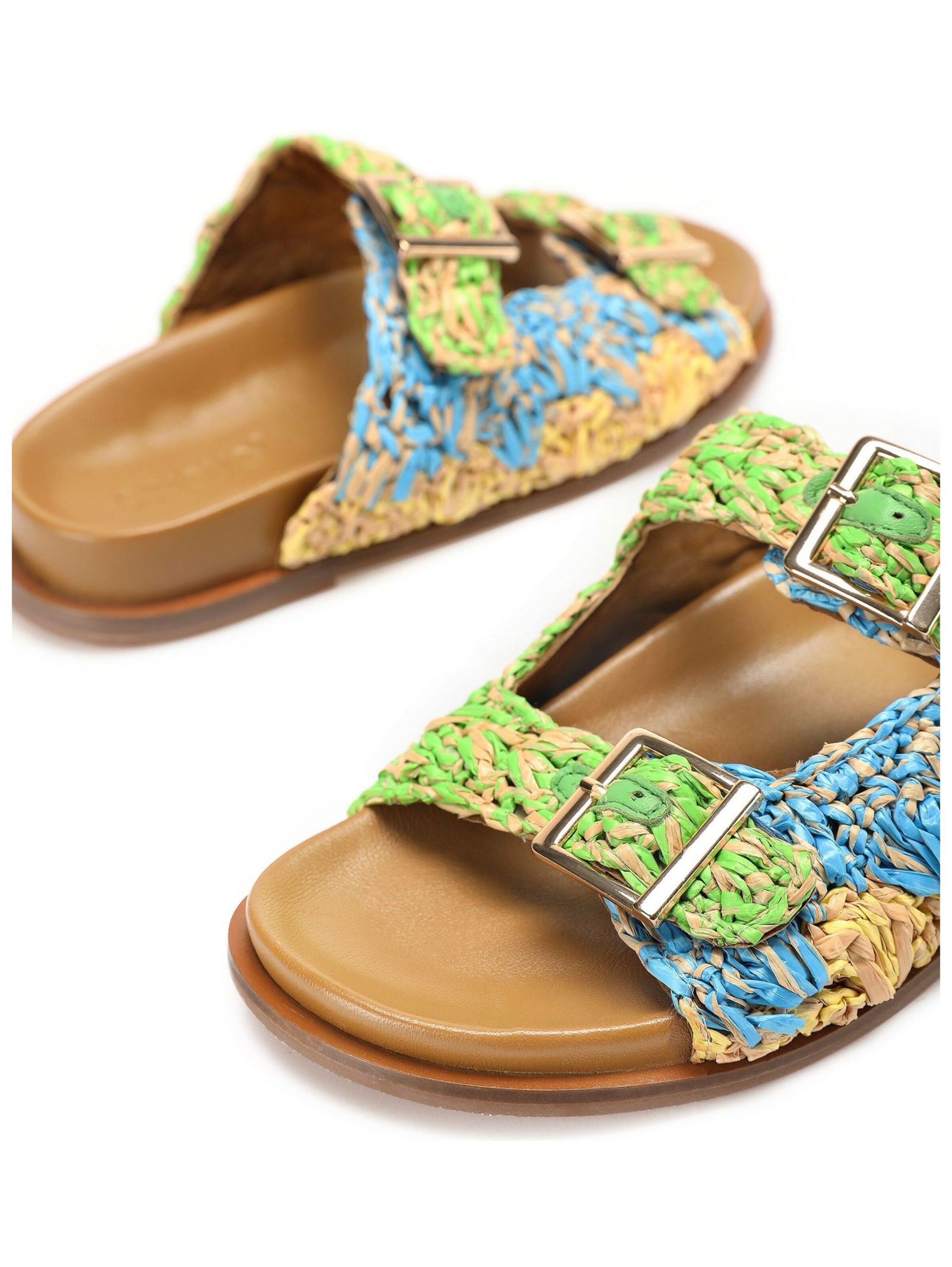 Mule INUOVO en mélange de couleurs