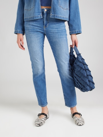 Coupe slim Jean AG Jeans en bleu : devant