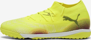 Chaussure de foot 'Future 8 Match' PUMA en jaune : devant
