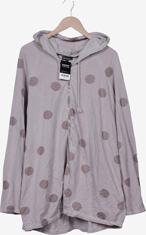 Ulla Popken Kapuzenpullover 4XL in Grau: Vorderseite