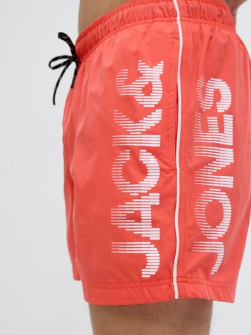 JACK & JONES Zwemshorts 'JPSTMaui' in Oranje