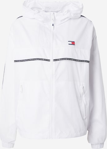 Tommy JeansPrijelazna jakna 'Chicago' - bijela boja: prednji dio