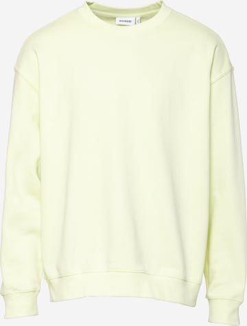 Sweat-shirt WEEKDAY en jaune : devant