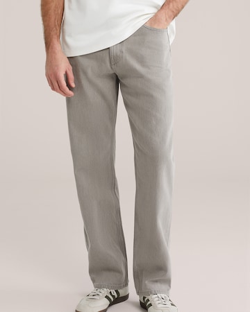 WE Fashion Loosefit Τζιν σε γκρι: μπροστά