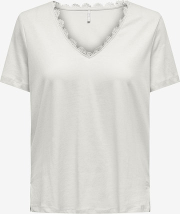 ONLY T-shirt 'DUFFY' i vit: framsida