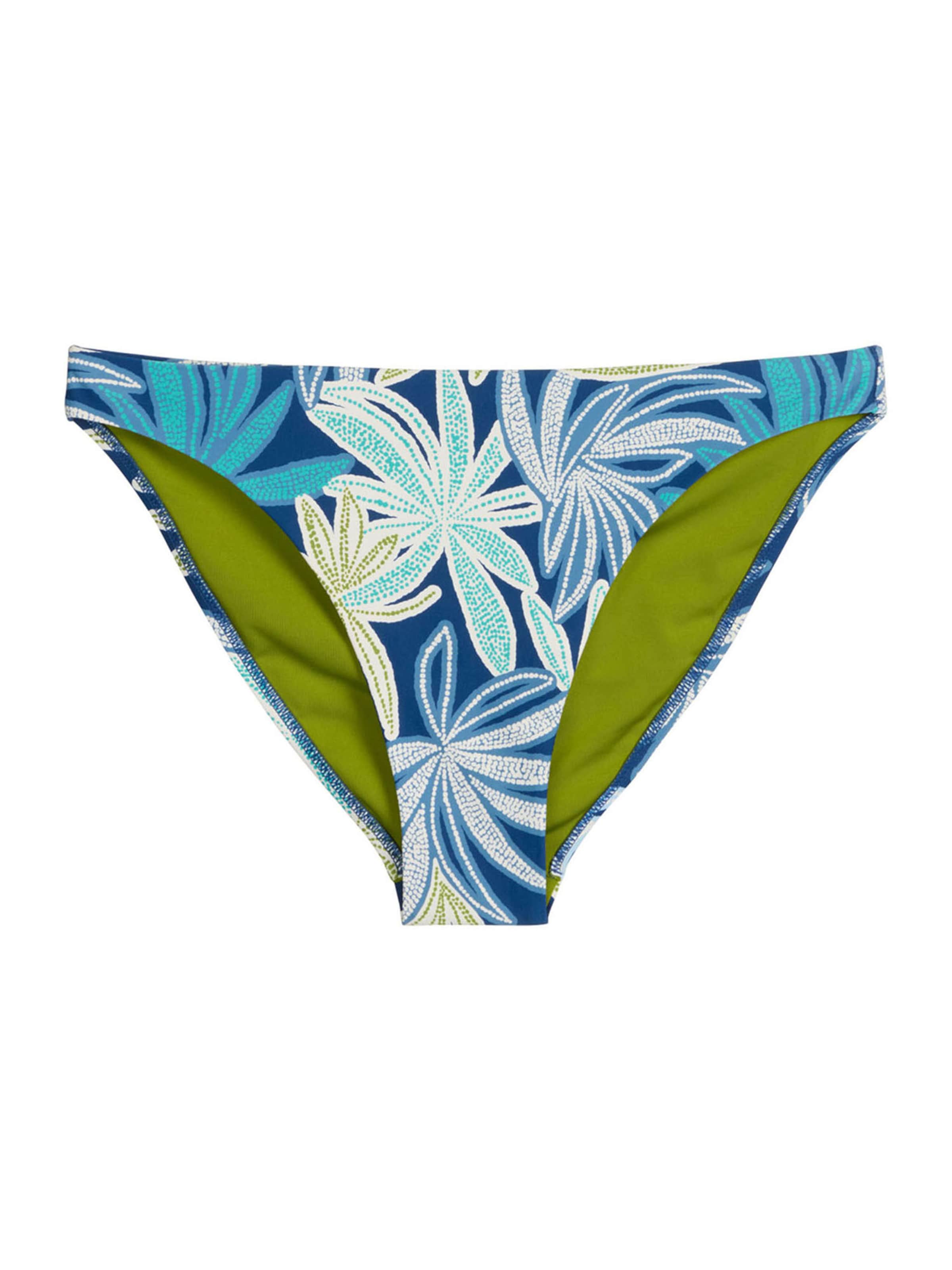 Marc O'Polo Bikini-Hose ' Bohemian Leaf ' in Blau: Vorderseite