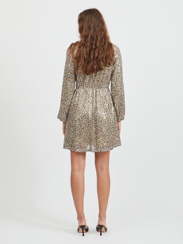 VILA Dress 'Patricia Sequin' in Beige