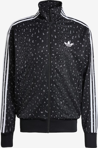 ADIDAS ORIGINALS Кофта на молнии 'Firebird' в Черный: спереди