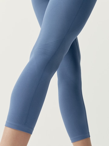 Born Living Yoga Skinny Workout Pants 'Ambra' in Blue
