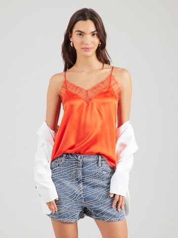 IRO Top 'BERWYN' in Red: front