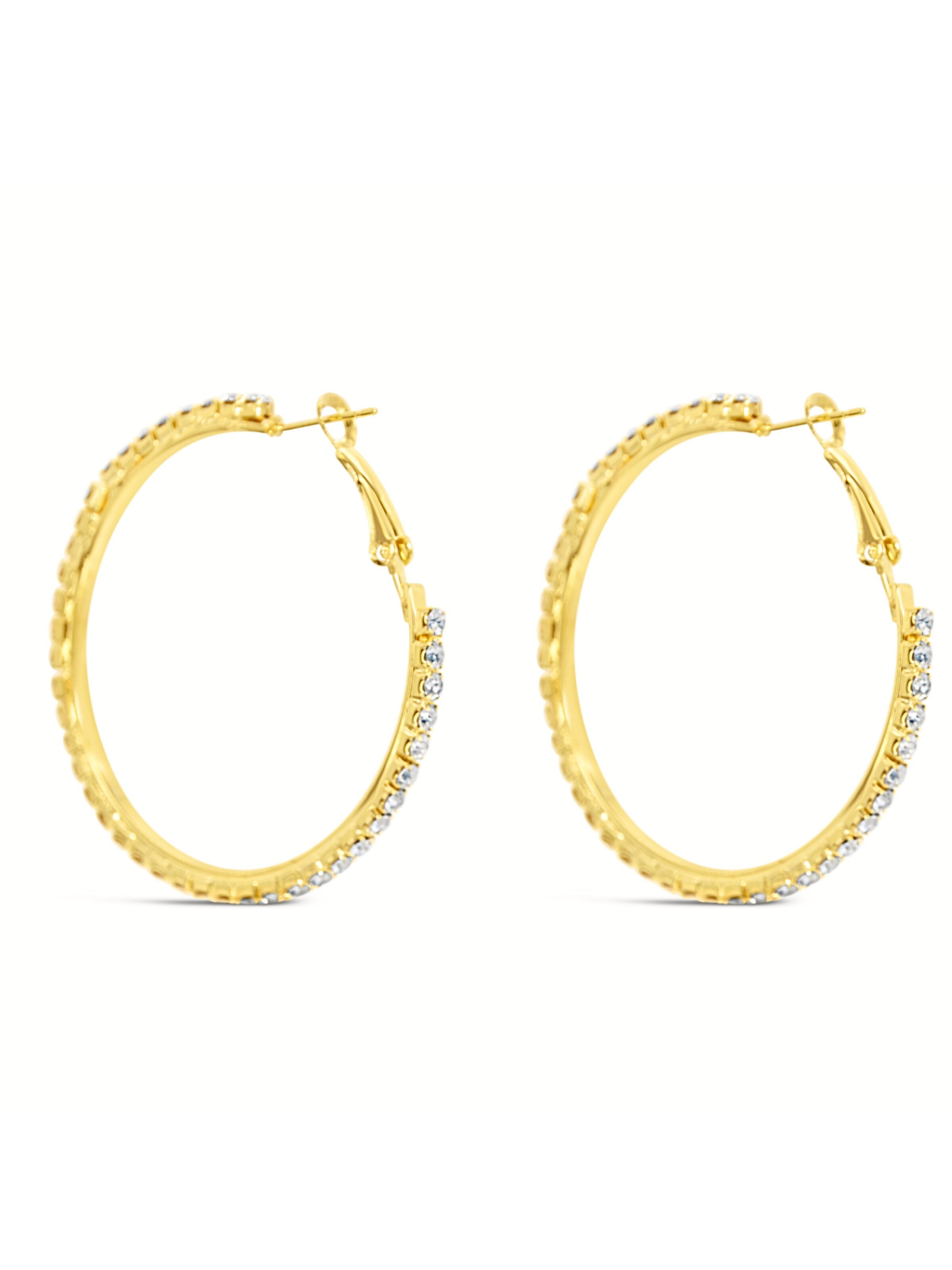 ARS-ARGENTI Ohrringe 'SEXY K-POP HOOPS - gold'‌‌‌‌‌‌‌ in Gold: Vorderseite