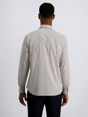 PIERRE CARDIN Regular fit Button Up Shirt in Silver