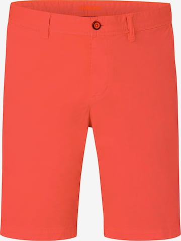 REDPOINT Regular Chino Pants in Red: front