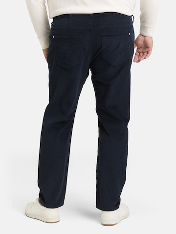 TOM TAILOR Men + Regular Trousers in Blue