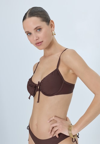Triangle Hauts de bikini LSCN by LASCANA en marron