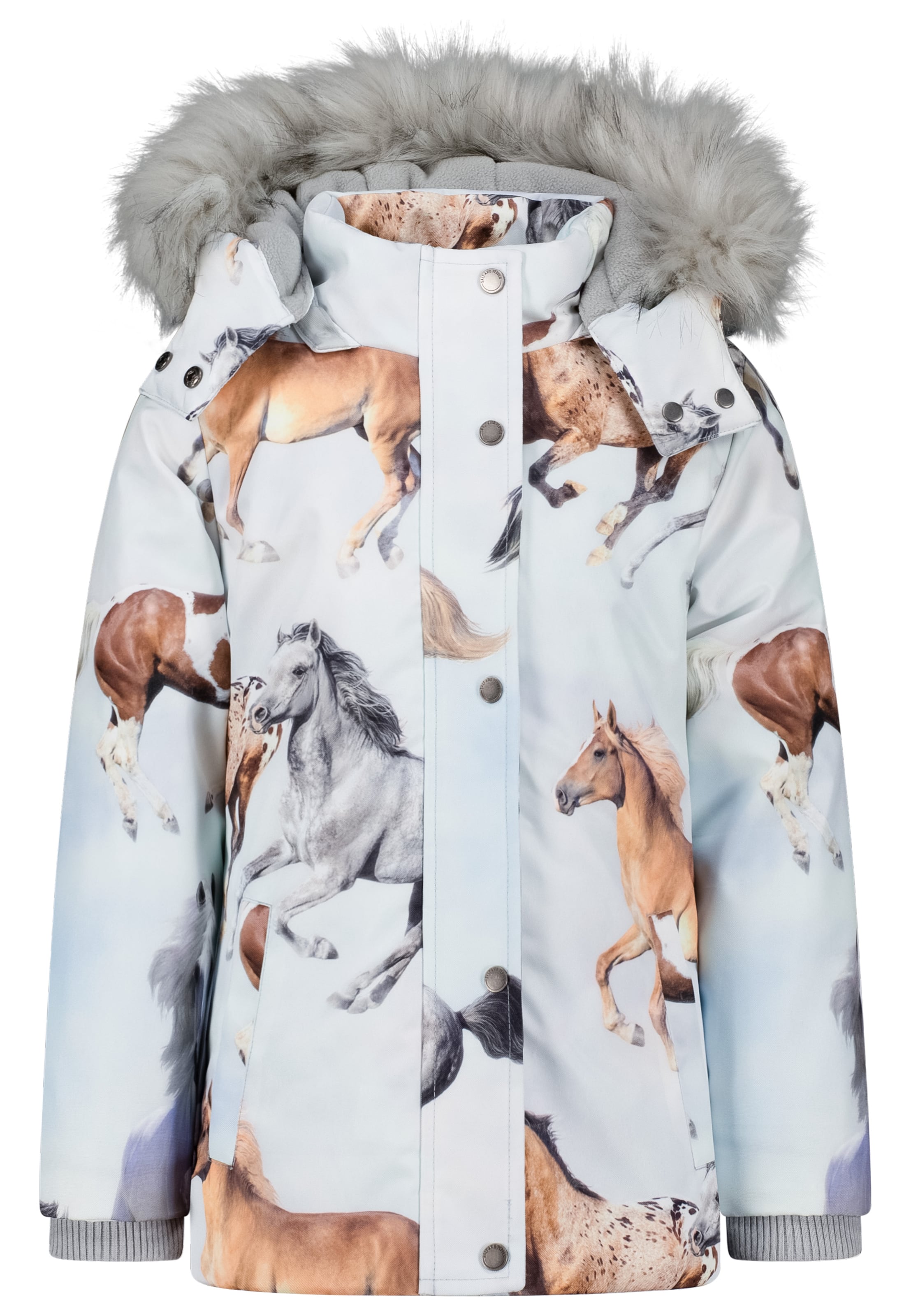SALT AND PEPPER Performance Jacket 'Horses' in Blue: front