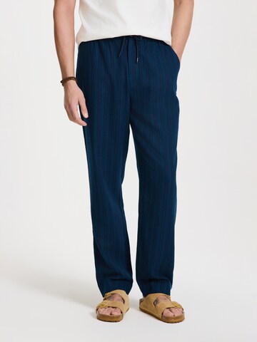 regular Pantaloni chino 'Lenny' di Shiwi in blu: frontale