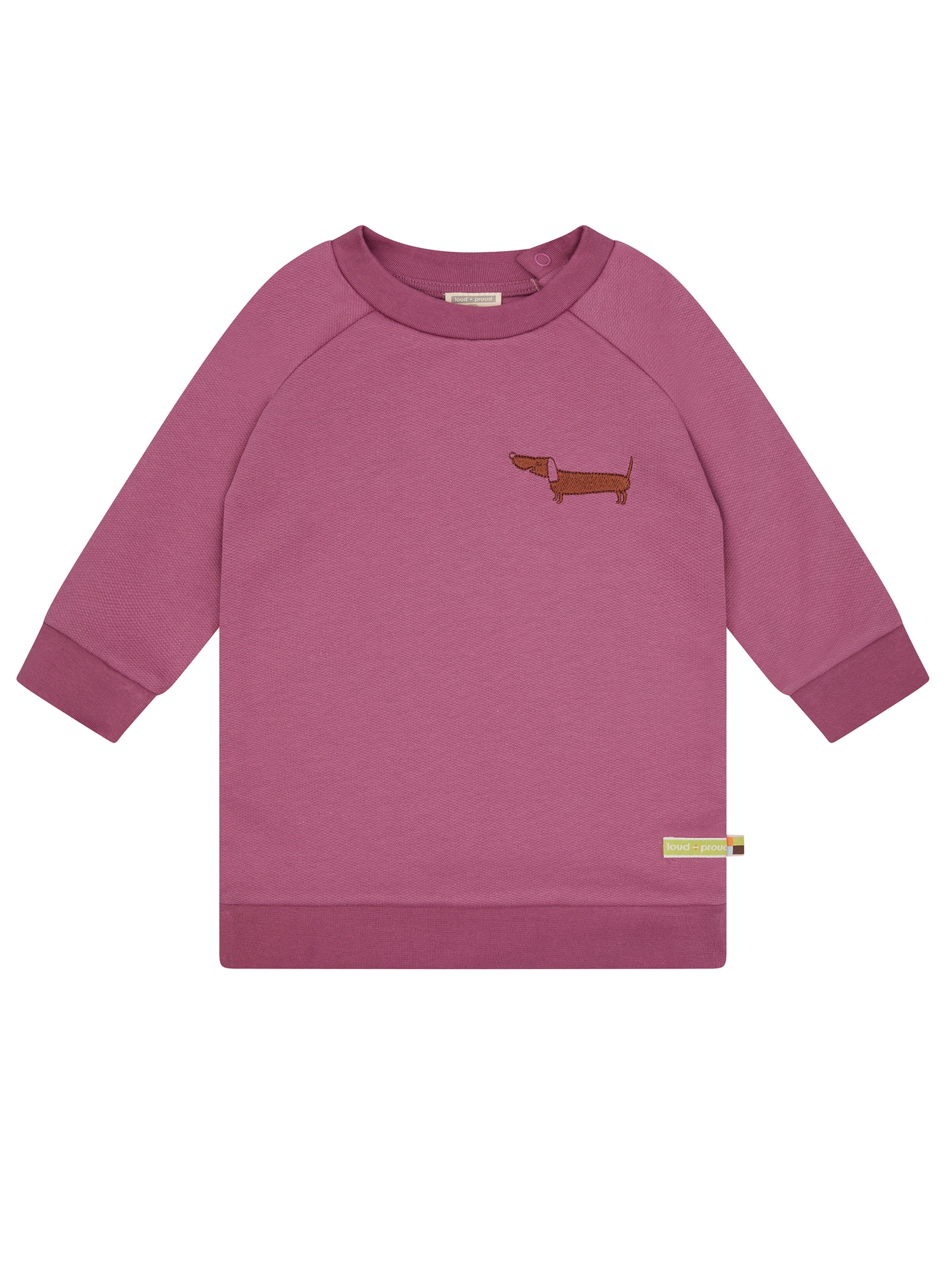 loud + proud Dress in Purple: front