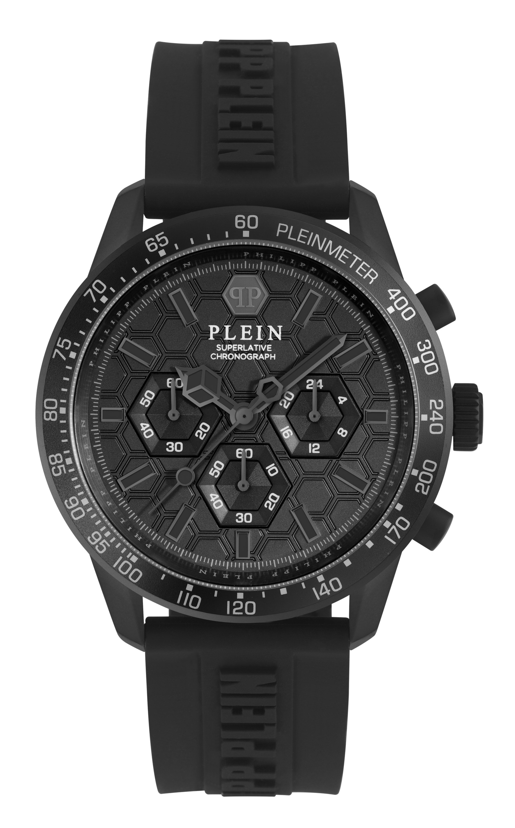 Orologio analogico di Philipp Plein Watches in nero: frontale