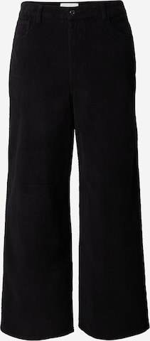 Wide leg Pantaloni 'CARHOPE' de la ONLY Carmakoma pe negru: față