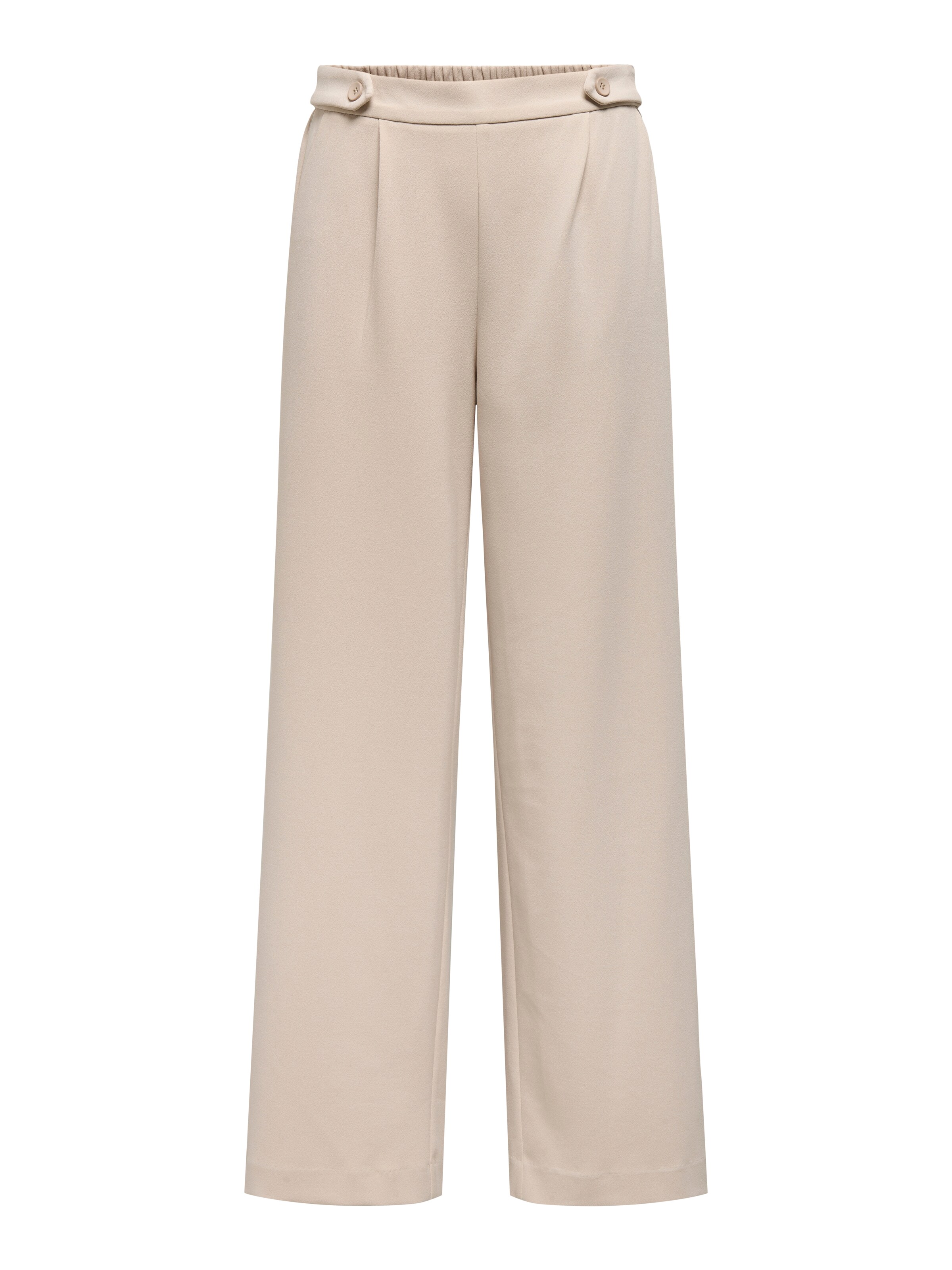ONLY Wide Leg Hose in Beige: Vorderseite