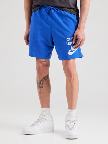 Loosefit Pantalon 'CLUB OFFICIAL' Nike Sportswear en bleu : devant