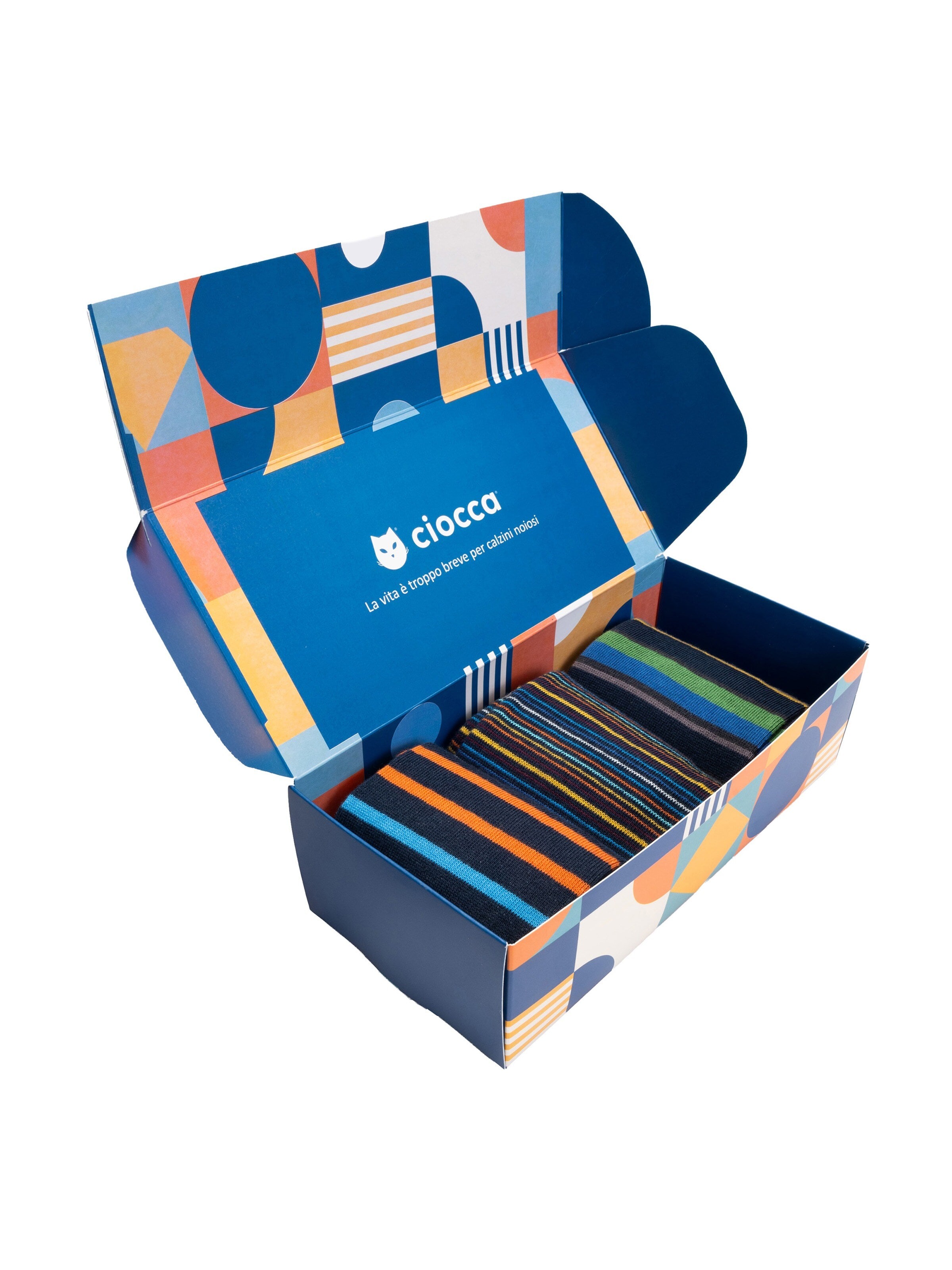 Ciocca Sokken 'Gift Box' in Gemengde kleuren