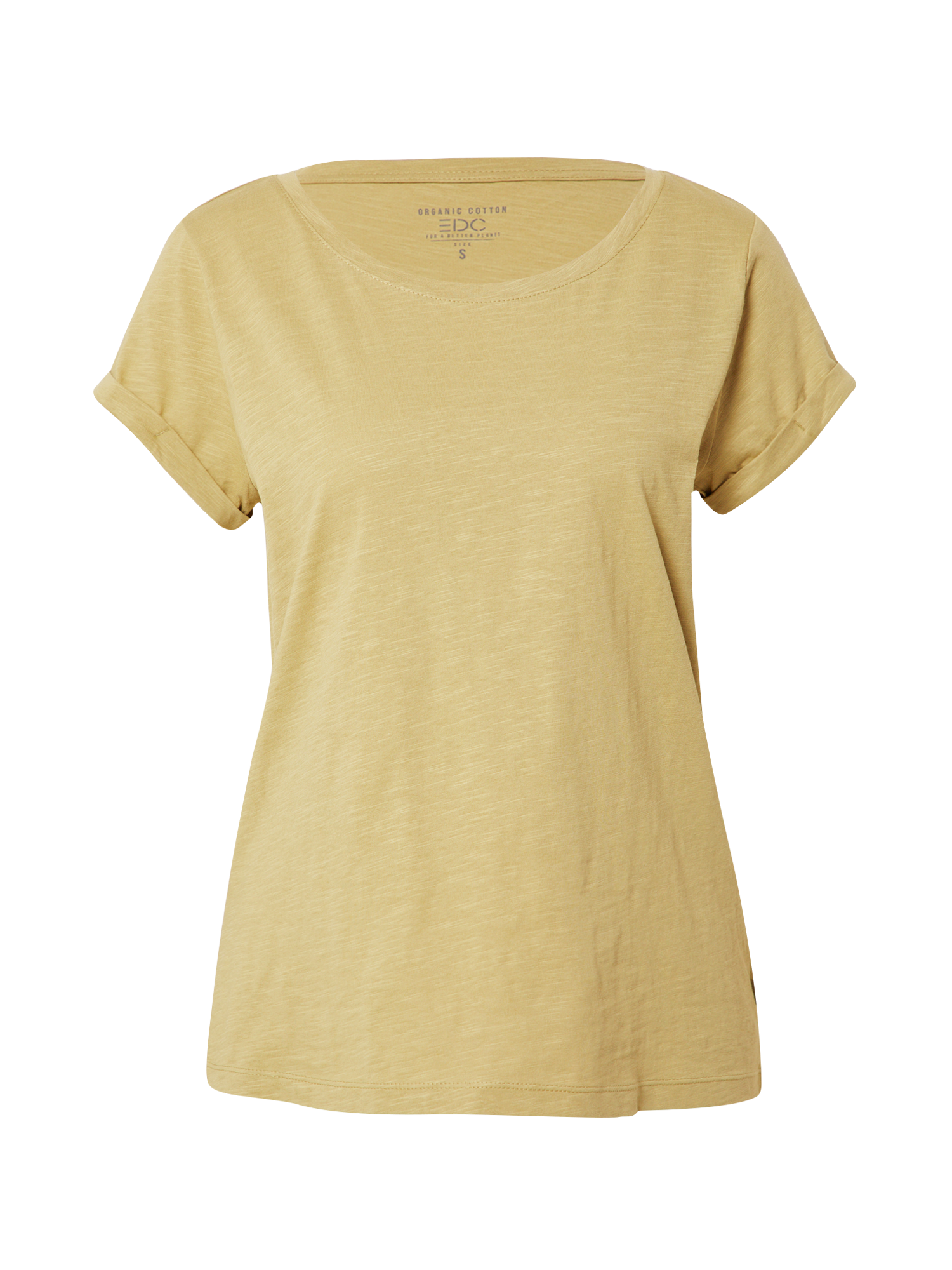Plus size Odzież EDC BY ESPRIT Koszulka w kolorze Beżowym 