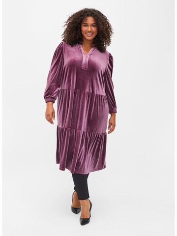 Zizzi - Vestido em roxo: frente