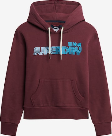 Superdry Mikina - Červená: predná strana