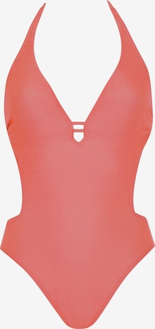 OLYMPIA Bustier Uimapuku värissä vaaleanpunainen: etupuoli