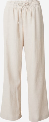 Freequent Wide Leg Housut 'LAVA' värissä beige: edessä