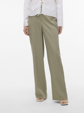 VERO MODA Loose fit Pants 'DINNA' in Green: front