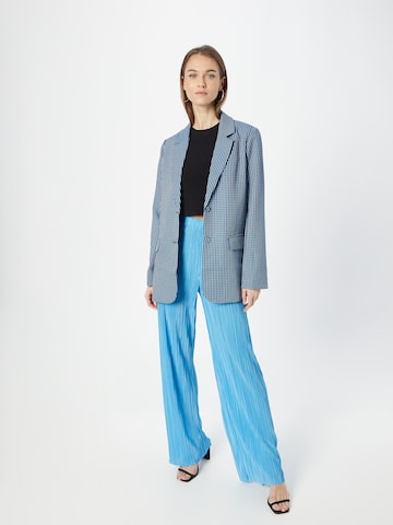 Monki Wide leg Broek in Blauw