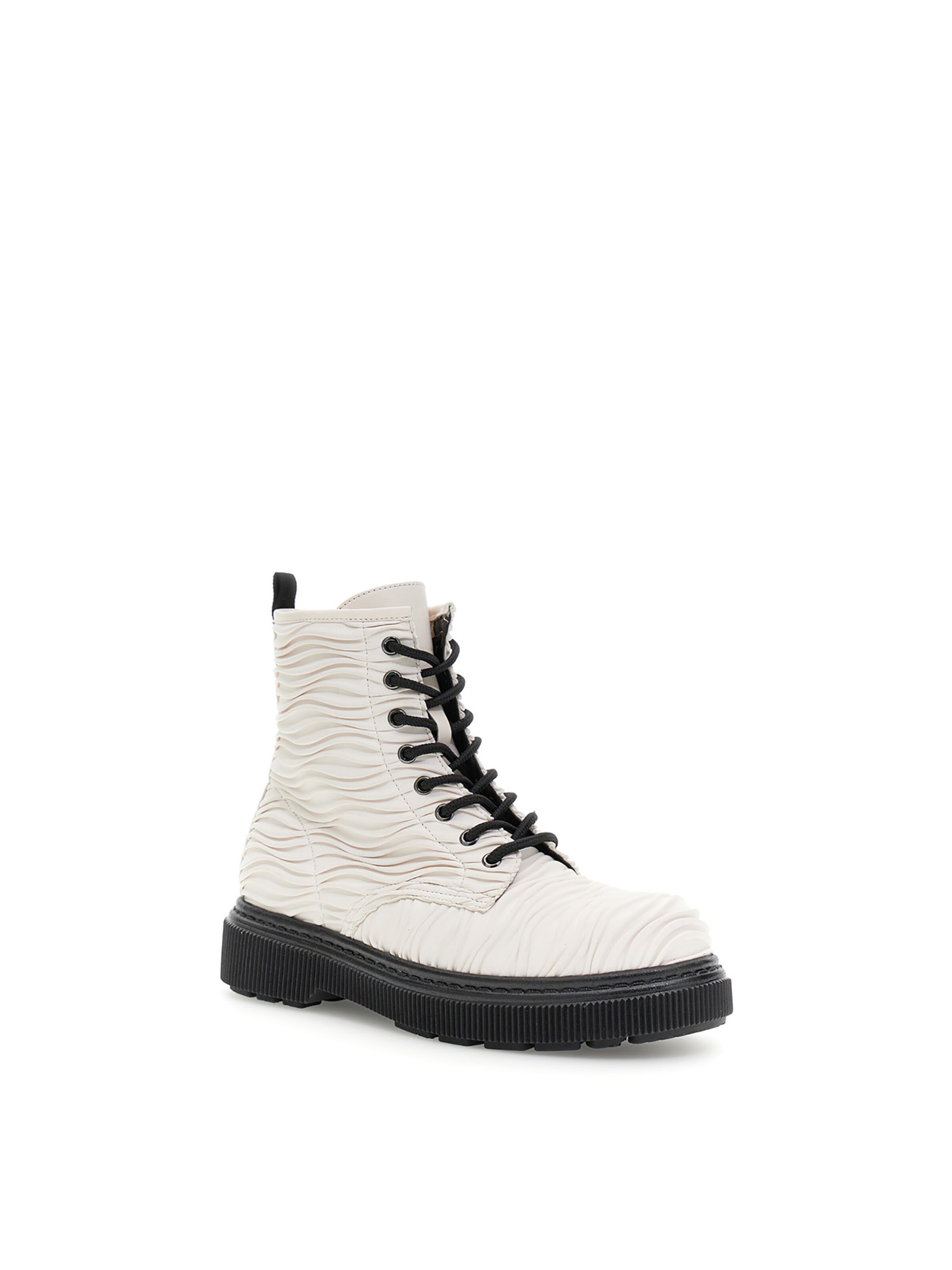 Stivaletto stringato di CAFè NOIR in bianco