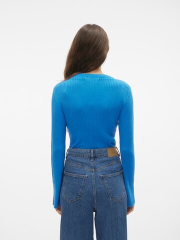 VERO MODA Pullover 'VMGOLD' in Blau