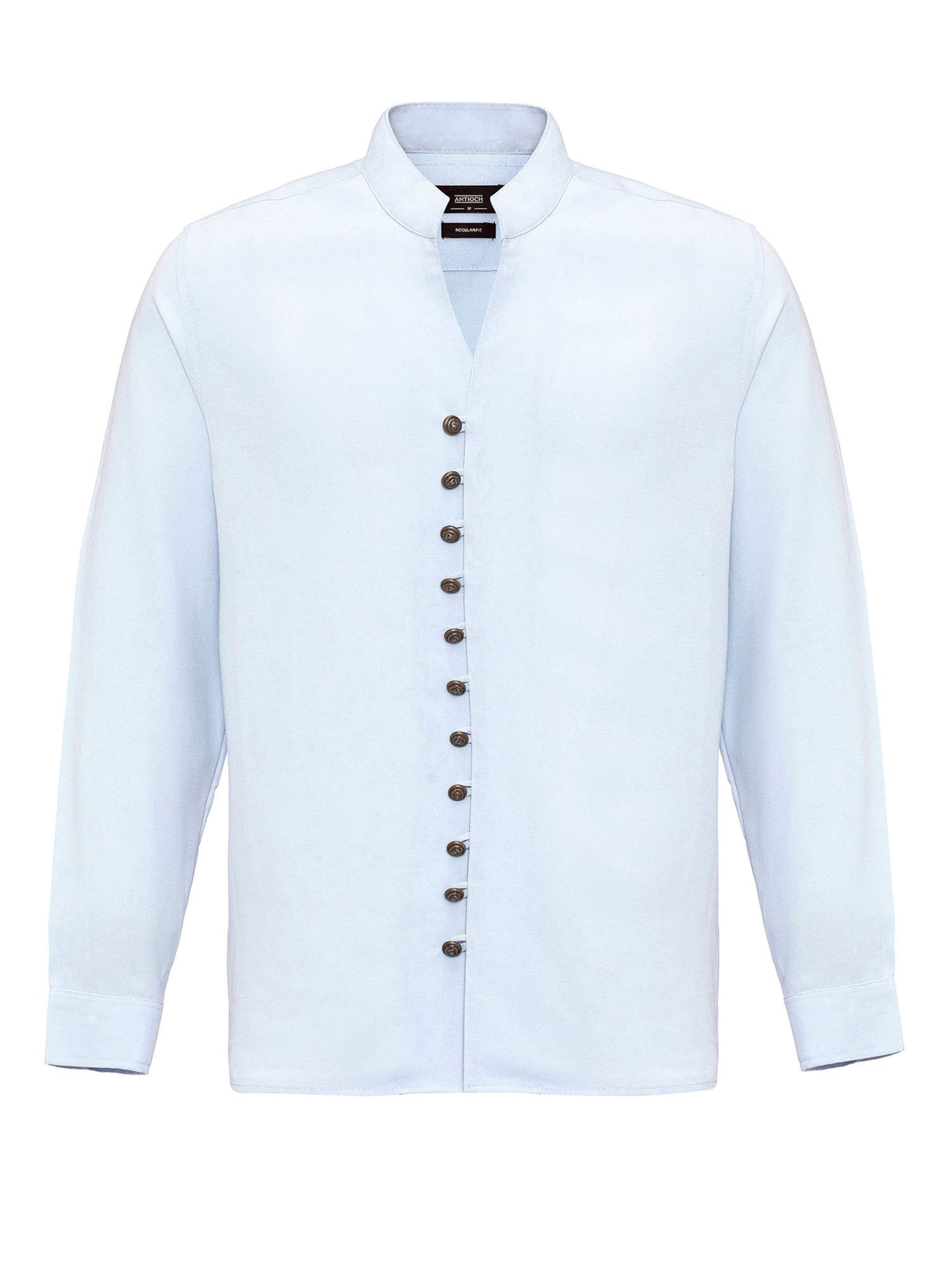 Antioch Comfort Fit Košeľa - Modrá: predná strana