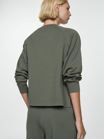 MANGO Sweatshirt i grön