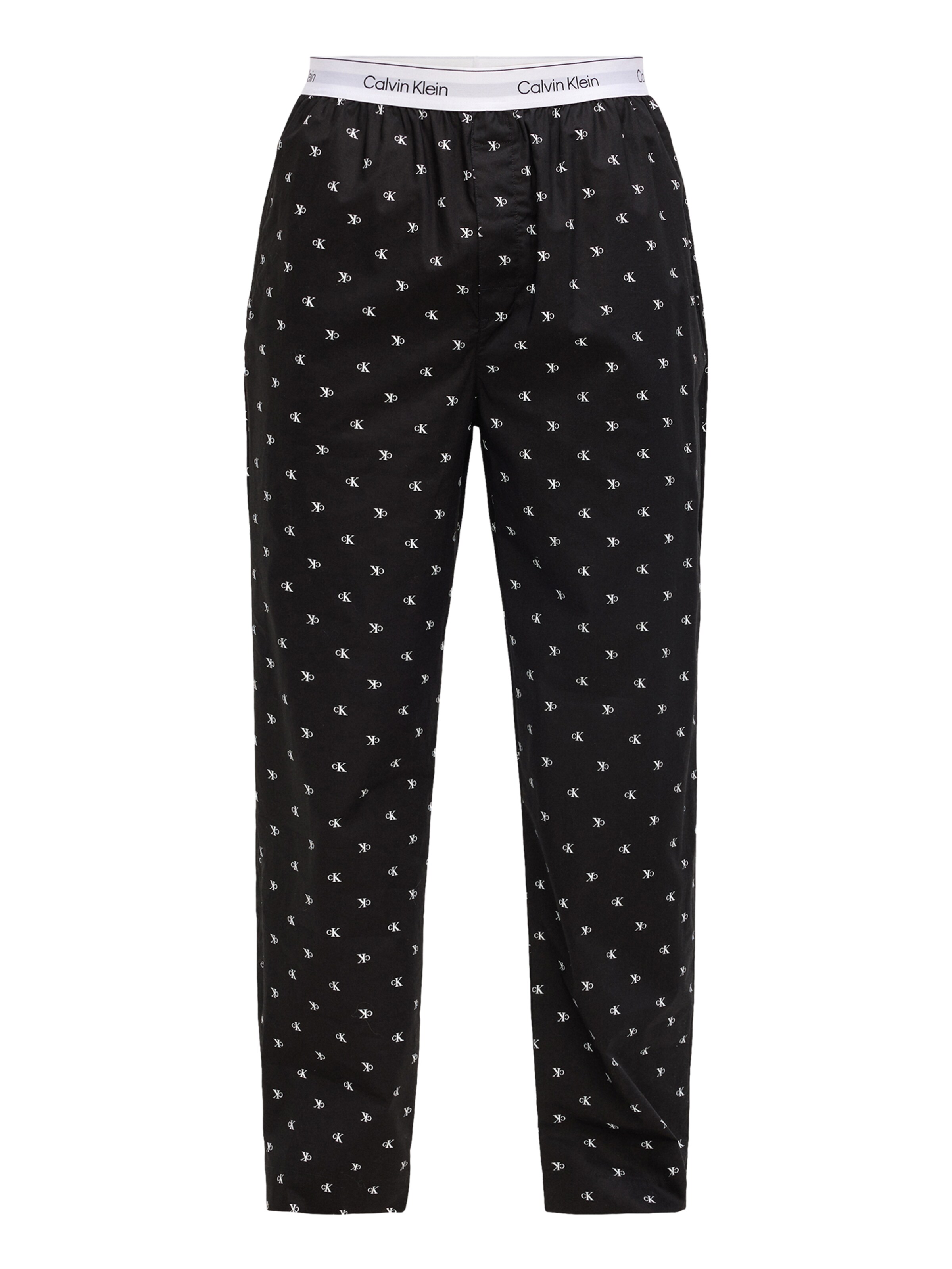 Calvin Klein Underwear Пижамные штаны в Черный: спереди