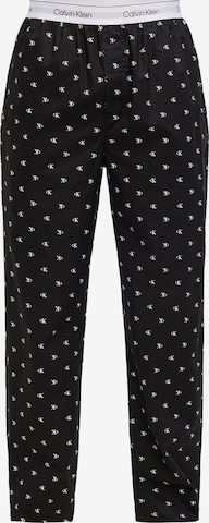 Calvin Klein Underwear Пижамные штаны в Черный: спереди