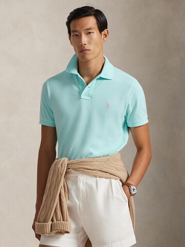 Polo Ralph Lauren Regular Fit Poloshirt in Blau: Vorderseite
