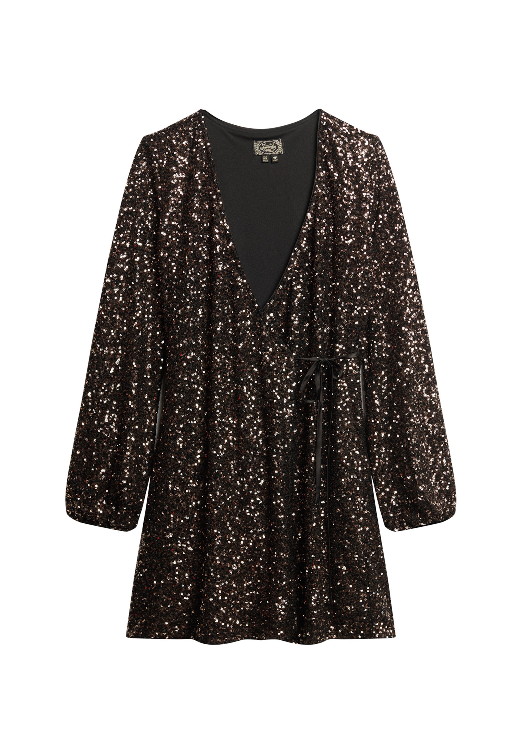 Superdry Cocktailkleid in Braun: Vorderseite