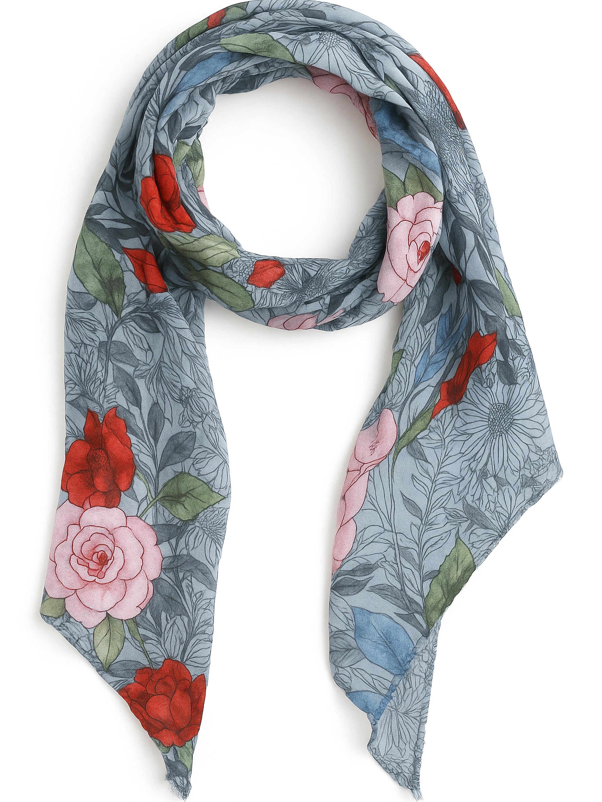 COLLEZIONE ALESSANDRO Scarf 'Tessy' in Blue