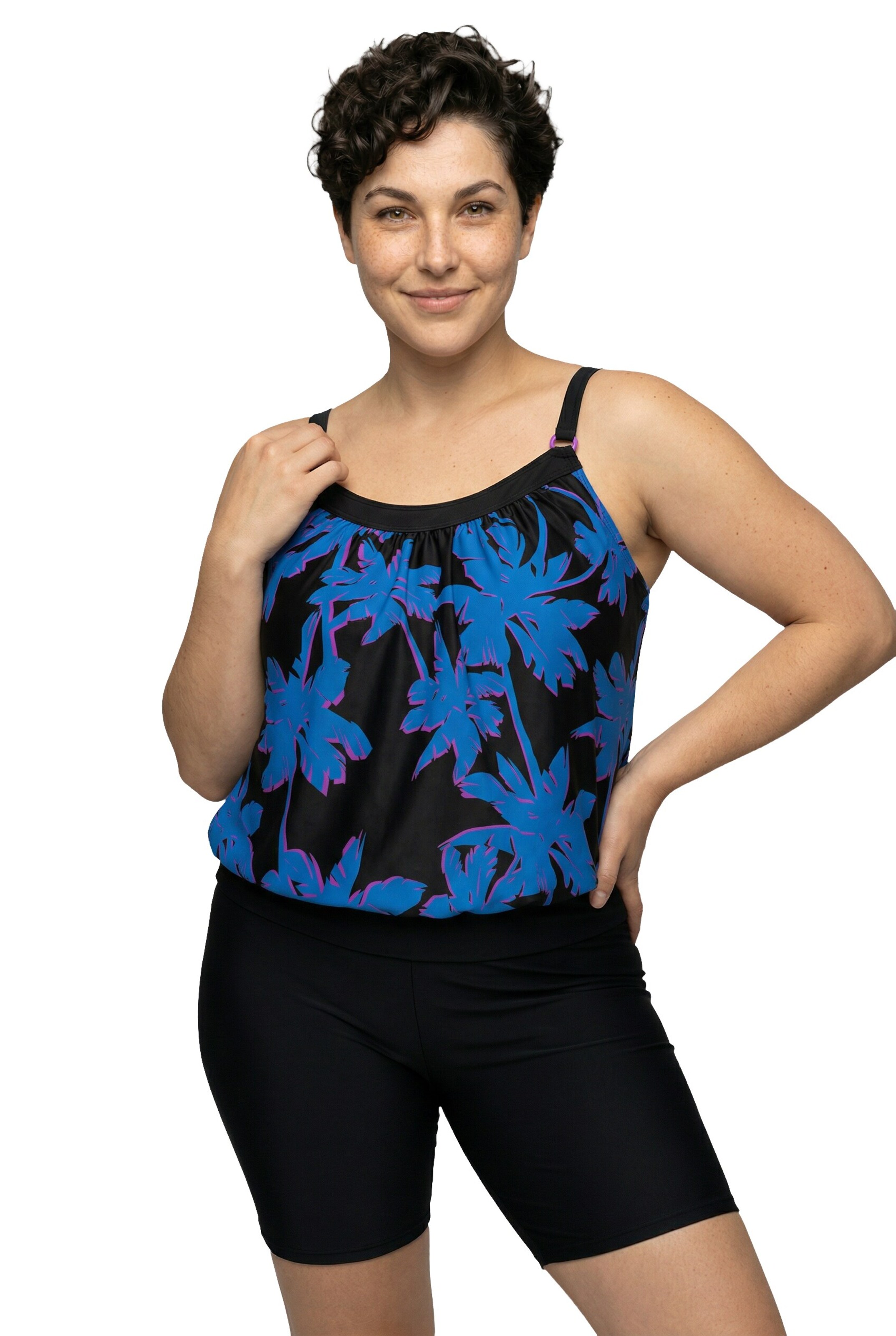 Ulla Popken Tankini in Black
