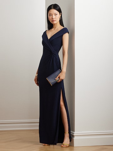 Lauren Ralph Lauren Evening dress 'Leonidas' in Blue: front